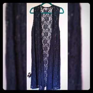 Lularoe Navy Lace Joy Size M